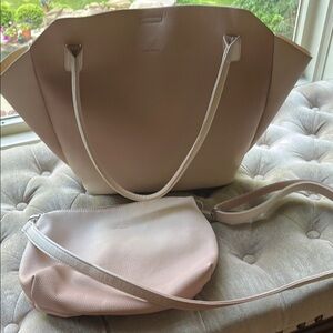 Pixie Mood Pink Tote Bag / with matching pouch purse both in excellent condition